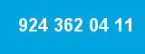 924 362 04 11